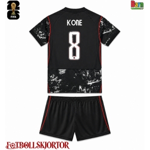 Kanada Ismael Kone #8 Borta Kläder Barn VM 2026 Kortärmad (+ Korta byxor)